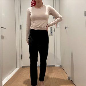 Banana Republic Petite Devon Pant in Dark Grey